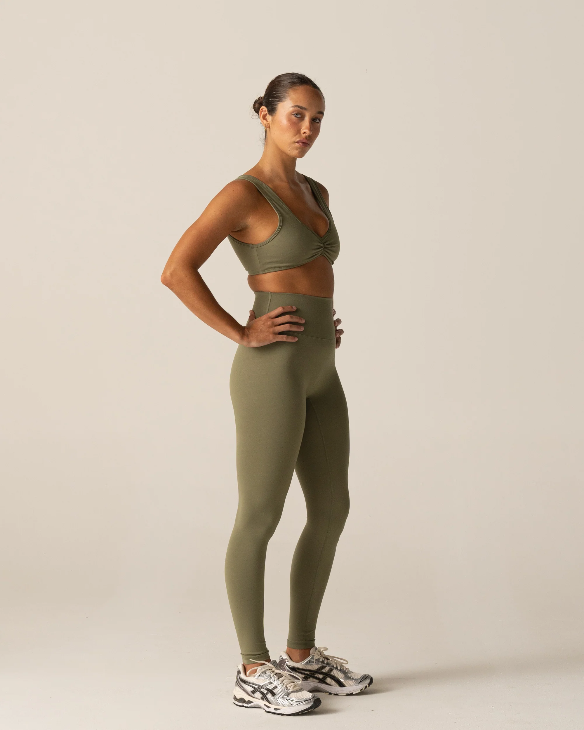 Form Full Length Leggings | Sage Green - Image 2