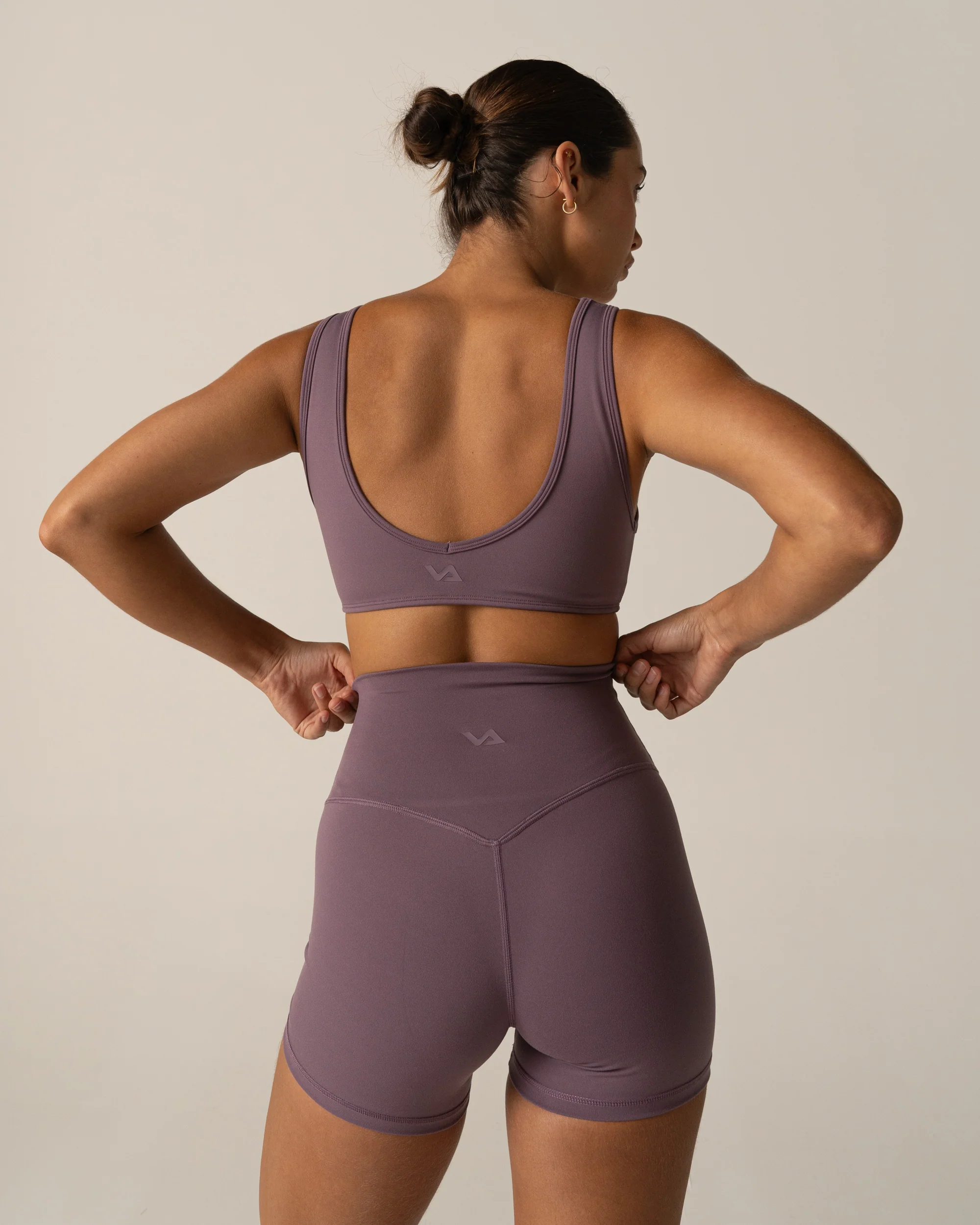 Form Scrunch Crop | Dark Violet - Image 3