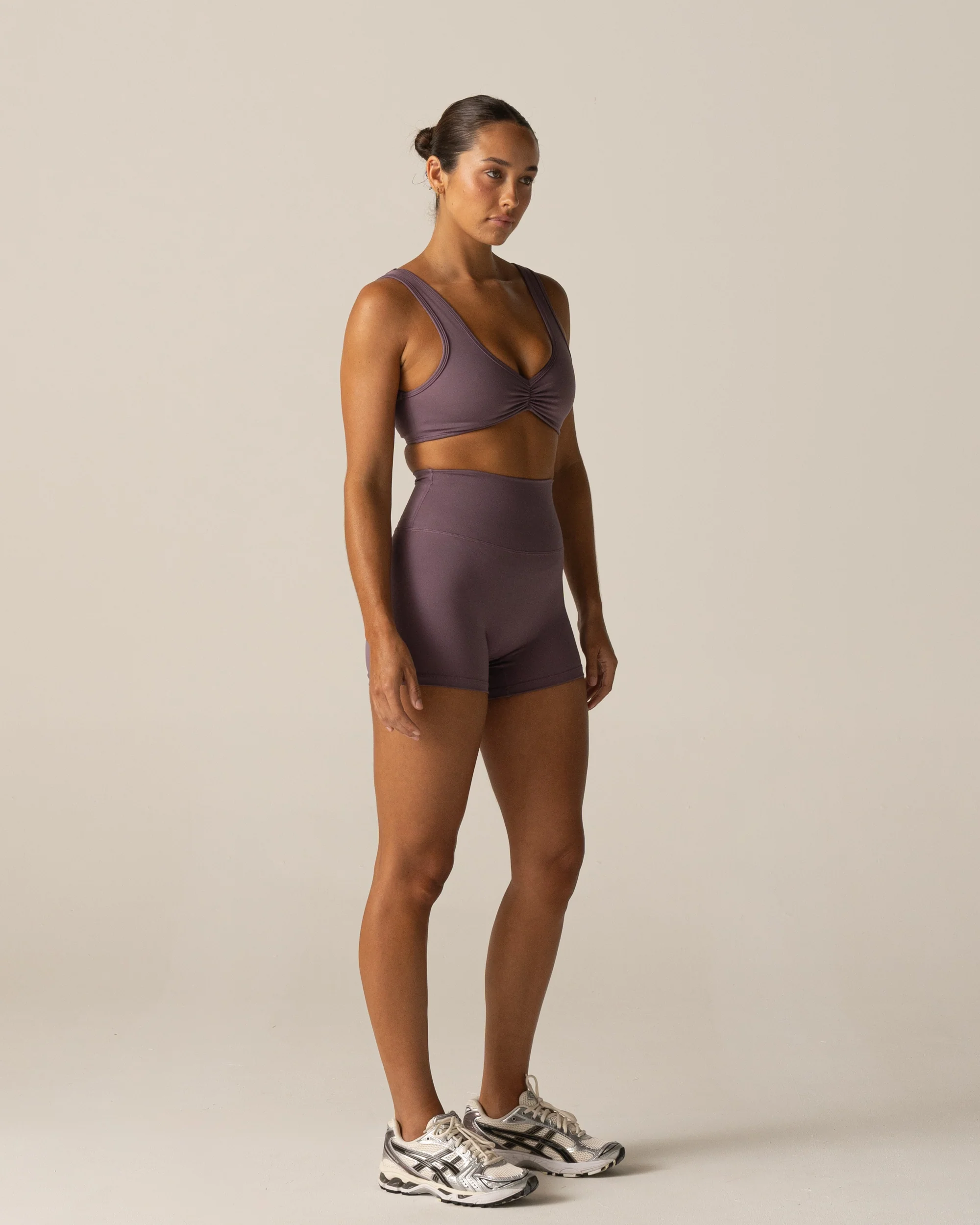 Form Scrunch Crop | Dark Violet - Image 4
